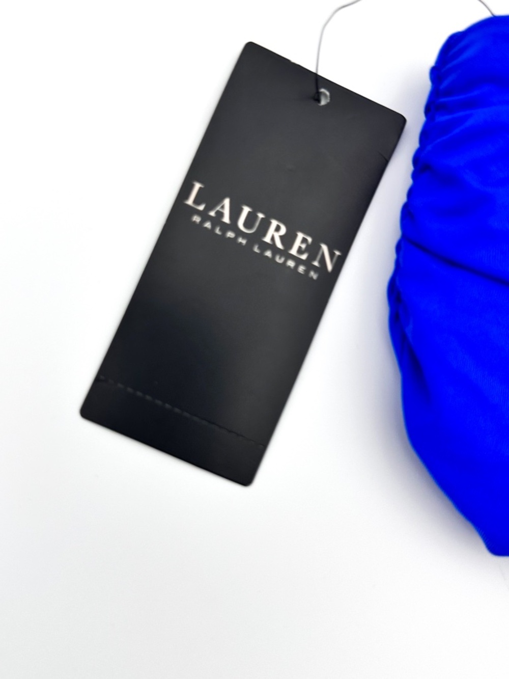 NEW Lauren Ralph Lauren Royal Blue Swim Swimsuit Bikini Bottom Women's Size 10 - Picture 7 of 7